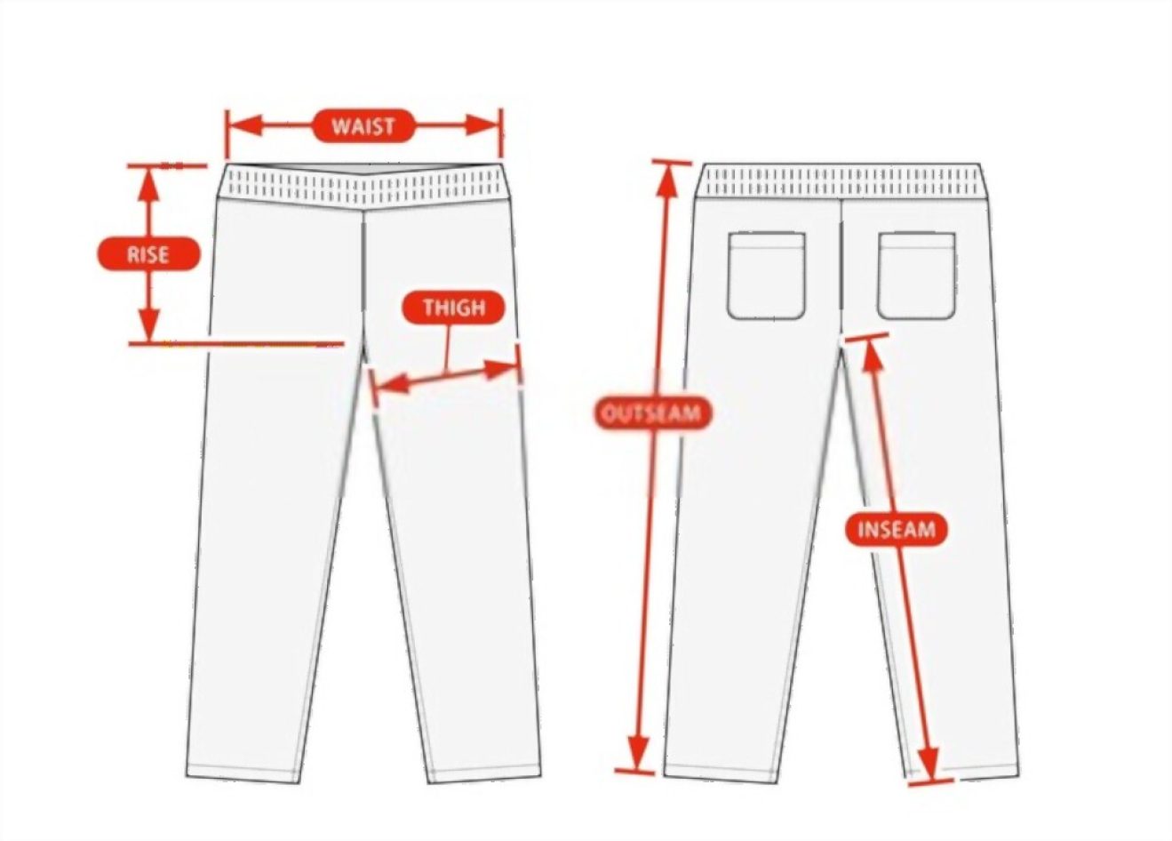 36 32 Pants Size In Cm